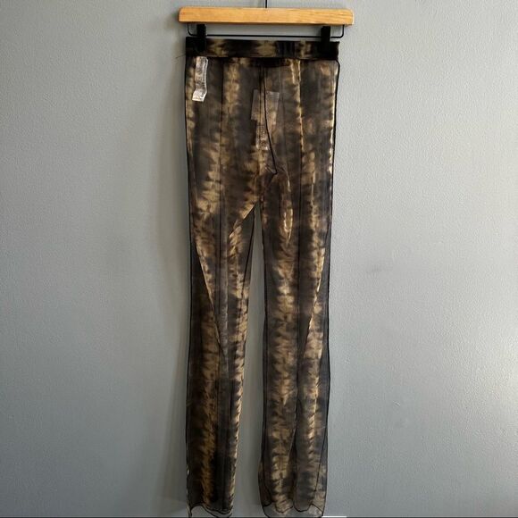 Zara Tulle Sheer Mesh Pants NWT Size XS - Picture 6 of 14
